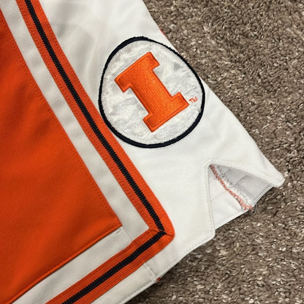 VINTAGE Nike Illinois Basketball Game Day Jersey shorts - Picture 3 of 4